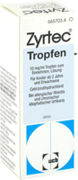 ZYRTEC 10 mg/ml Tropfen