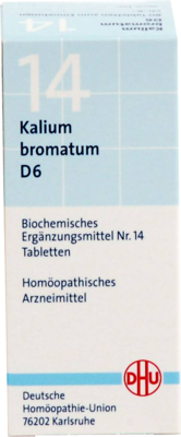 BIOCHEMIE DHU 14 Kalium bromatum D 6 Tabletten