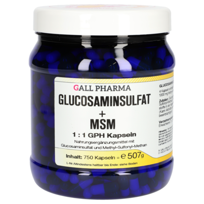 GLUCOSAMINSULFAT+MSM 1:1 Kapseln