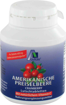 PREISELBEERE amerikanisch Lutschtabletten