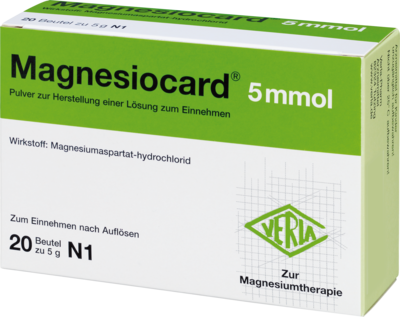 MAGNESIOCARD 5 mmol Plv.z.Her.e.Lsg.z.Einnehmen