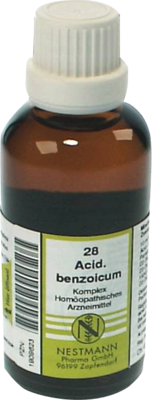 ACIDUM BENZOICUM KOMPLEX Nr.28 Dilution