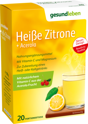 GESUND LEBEN heiße Zitrone+Acerola Pulver