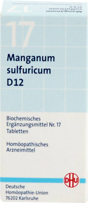 BIOCHEMIE DHU 17 Manganum sulfuricum D 12 Tabl.