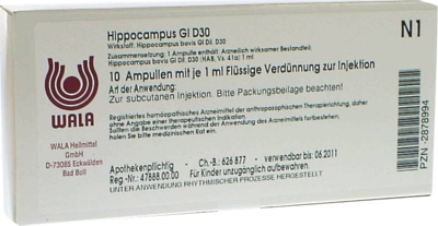 HIPPOCAMPUS GL D 30 Ampullen