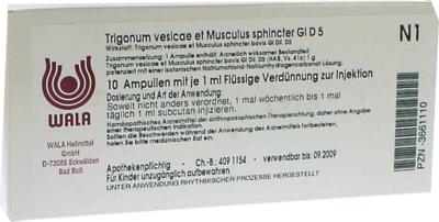 TRIGONUM vesicae et Musculus sphincter GL D 5 Amp.