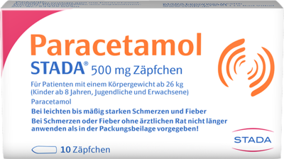 PARACETAMOL STADA 500 mg Zäpfchen