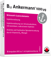 B12 ANKERMANN 1000 µg Injektionslösung Amp.