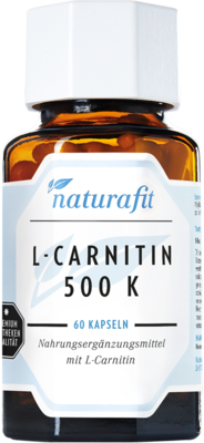 NATURAFIT L-Carnitin 500 K Kapseln