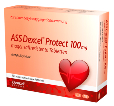 ASS Dexcel Protect 100 mg magensaftres.Tabletten