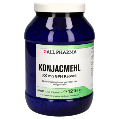 KONJACMEHL 600 mg GPH Kapseln