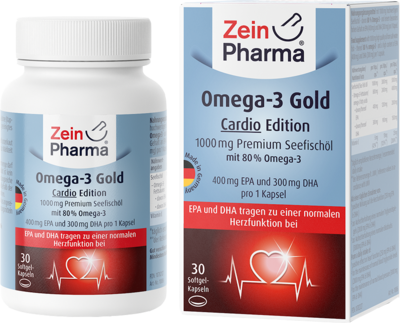 OMEGA-3 GOLD Herz DHA 300mg/EPA 400mg Softgel-Kap.