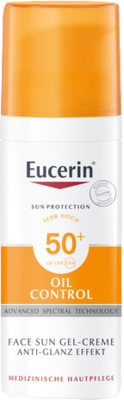 EUCERIN Sun Gel-Creme Oil Contr.Anti-Gl.Eff.LSF50+