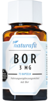 NATURAFIT Bor 3 mg Kapseln