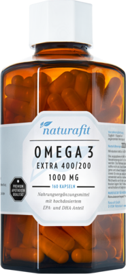 NATURAFIT Omega-3 extra 400/200 Kapseln