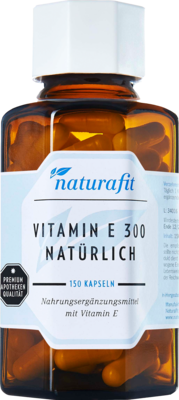 NATURAFIT Vitamin E 300 natürlich Kapseln