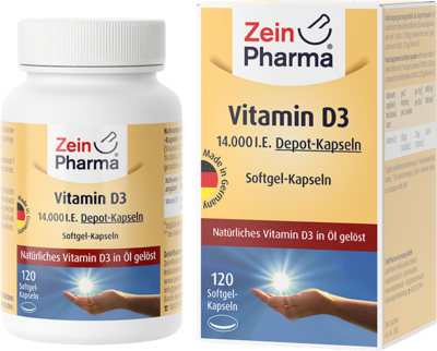 VITAMIN D3 14.000 I.E. Softgel-Kapseln ZeinPharma