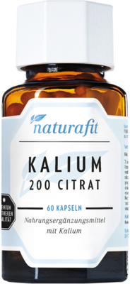 NATURAFIT Kalium 200 Citrat Kapseln