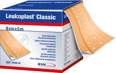 LEUKOPLAST Classic Pflaster 8 cmx5 m Rolle