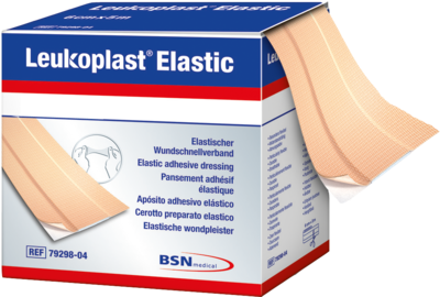 LEUKOPLAST Elastic Pflaster 4 cmx5 m Rolle