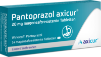 PANTOPRAZOL axicur 20 mg magensaftres.Tabletten