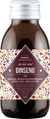 ORGANIC Human Shot Ginseng