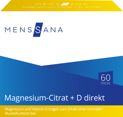 MAGNESIUMCITRAT+D direkt MensSana Pulver