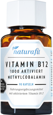 NATURAFIT Vitamin B12 1000 µg aktiviert Kapseln