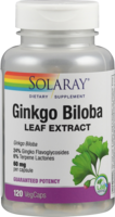 GINKGO BILOBA EXTRAKT 60 mg 24% Solaray Kapseln