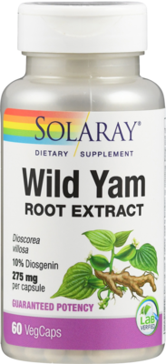MEXICAN Wild Yam Wurzelextrakt 275 mg Solaray Kps.