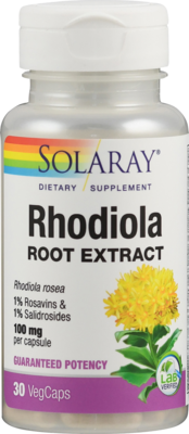 RHODIOLA EXTRAKT 100 mg Solaray Kapseln