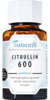 NATURAFIT Citrullin 600 Kapseln
