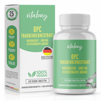 OPC TRAUBENKERNEXTRAKT 1000 mg hochdos.+vegan Tab.